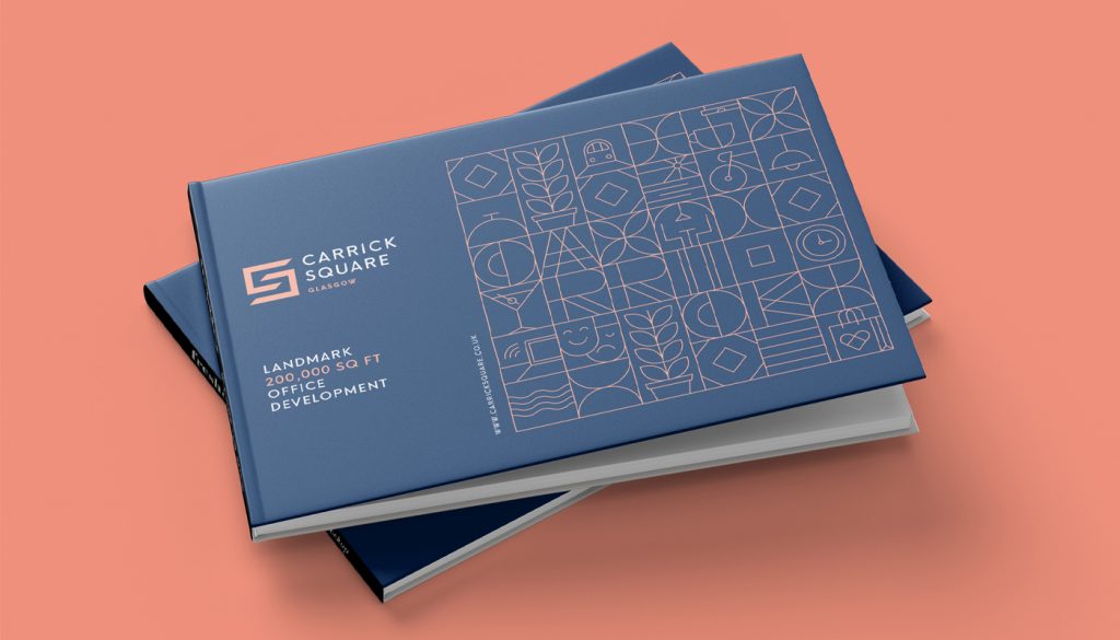 Carrick Square brochure designed by Designworks