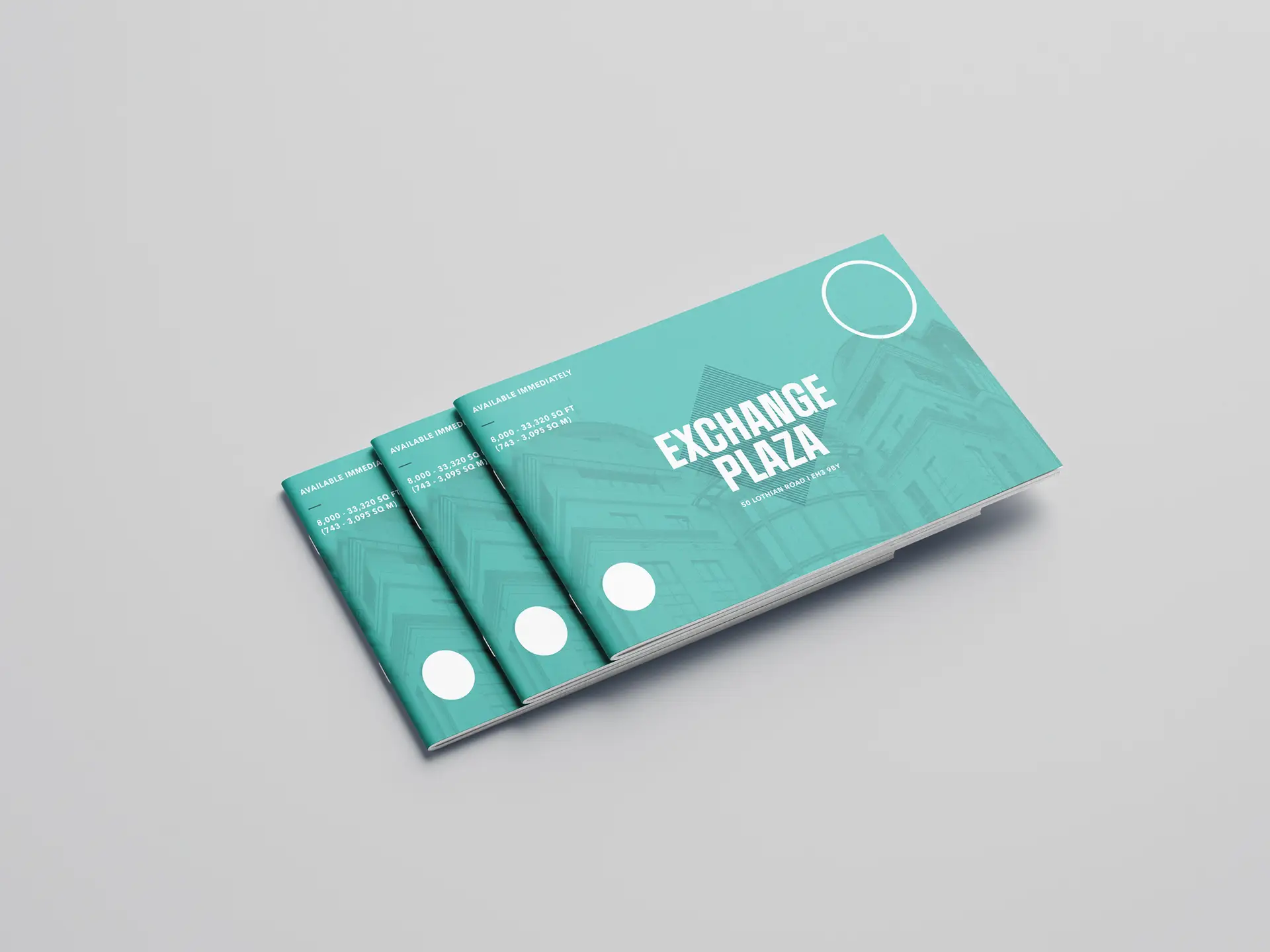 Exchange Plaza property brochure designed by Designworks